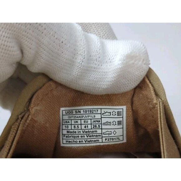 UGG Womens Size 10 Tan Suede Slip-On Sneakers Comfort Casual Flats Shoes EU 41 - Picture 6 of 7